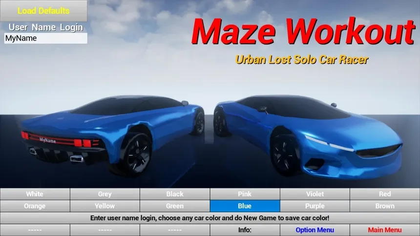 Скриншот 6 к игре Maze Workout - Urban Lost Solo Car Racer