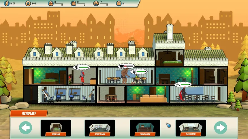 Скриншот 1 к игре Superheroes Academy
