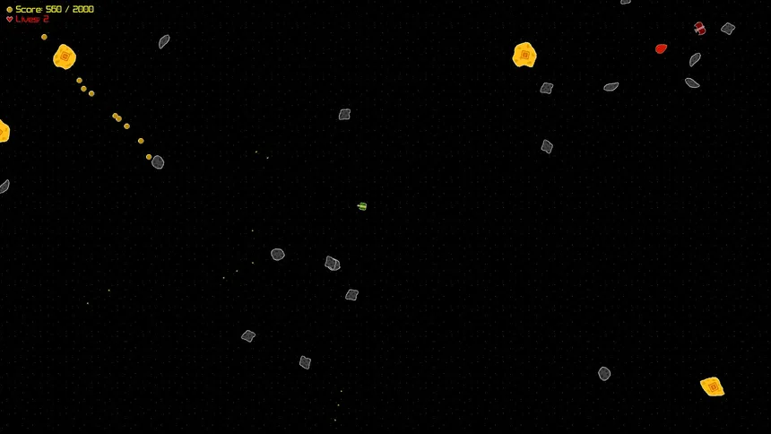 Скриншот 1 к игре Space Rocks Blaster