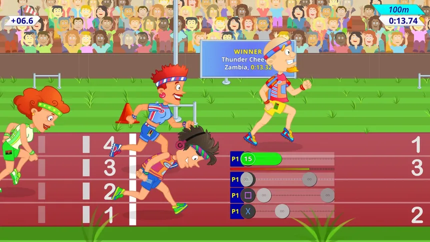 Скриншот 1 к игре Crazy Athletics - Summer Sports & Games