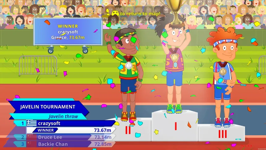 Скриншот 8 к игре Crazy Athletics - Summer Sports & Games
