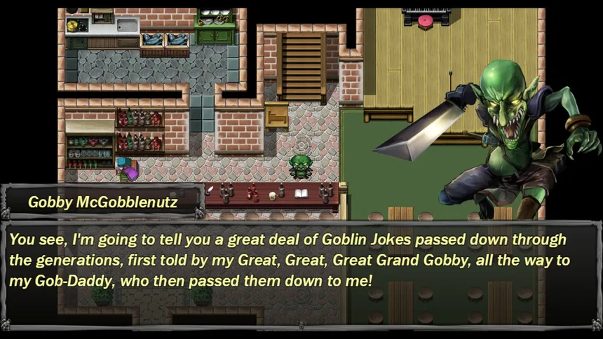 Скриншот 1 к игре Gobby McGobblenutz Presents: The Art of the Dad Joke: Chapter 1