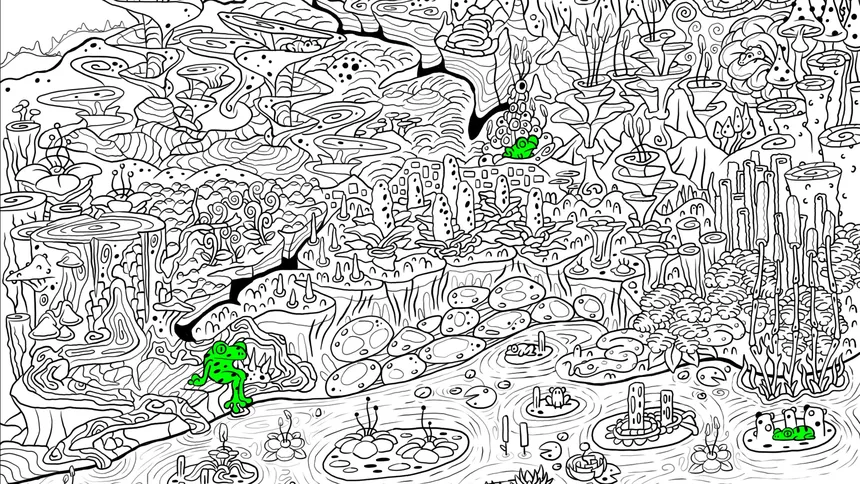 Скриншот 6 к игре 100 hidden frogs