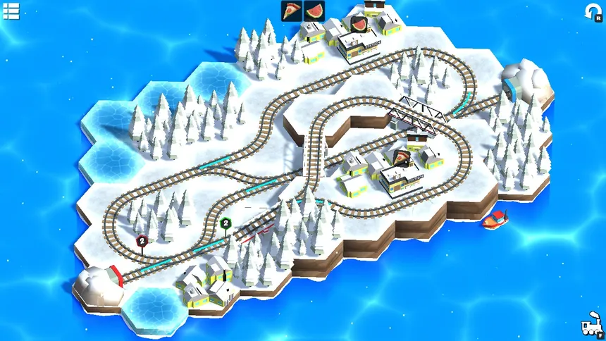 Скриншот 3 к игре Railway Islands - Puzzle