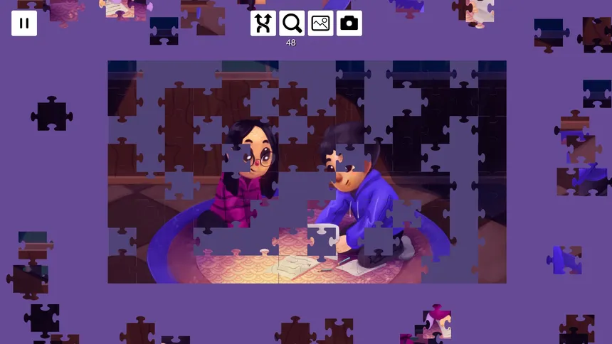 Скриншот 1 к игре Christmas With My Family - Jigsaw Puzzle