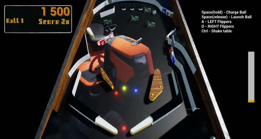 Скриншот 2 к игре Lawnmower Game: Pinball