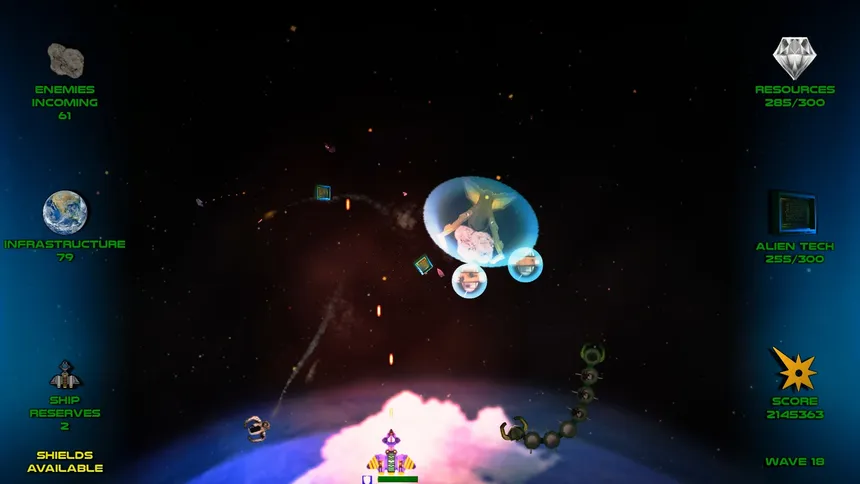 Скриншот 7 к игре Stop the Saturnians!