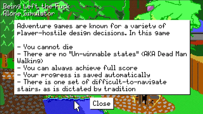Скриншот 1 к игре Being Left The F*** Alone Simulator