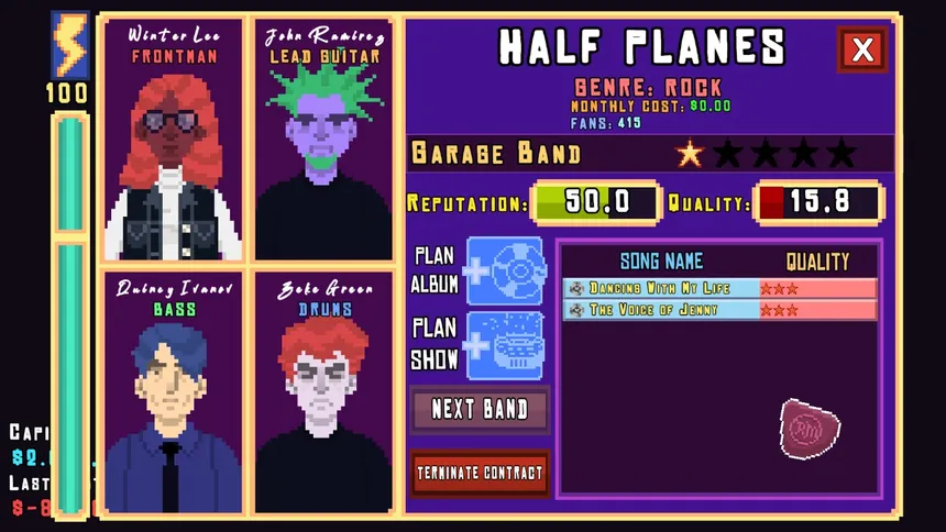 Скриншот 5 к игре Rock Star Manager