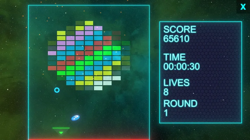 Скриншот 2 к игре Neon Bricks