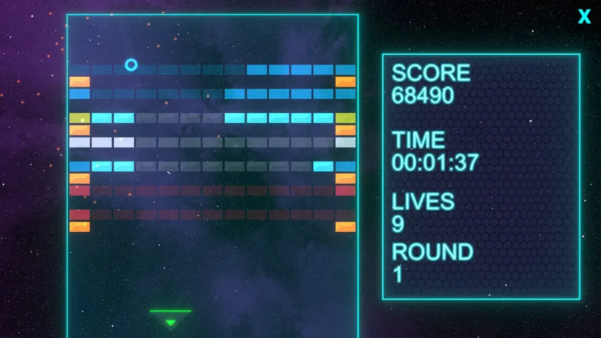 Скриншот 3 к игре Neon Bricks