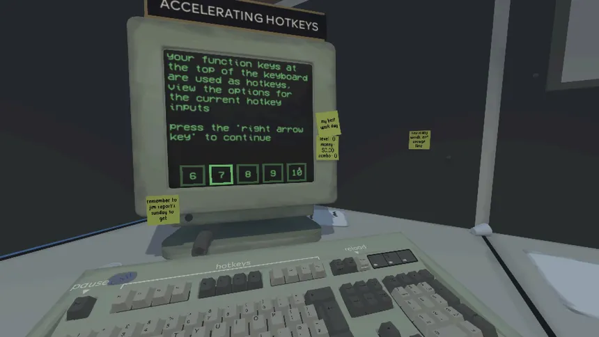 Скриншот 1 к игре accelerating hotkeys