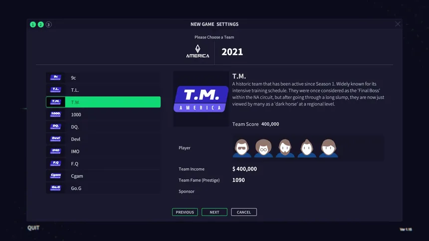 Скриншот 2 к игре League Manager 2022