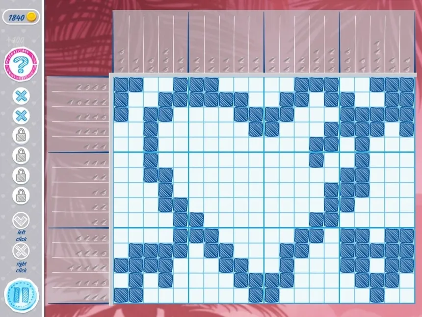 Скриншот 2 к игре Valentine's Day Griddlers