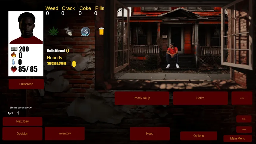 Скриншот 1 к игре Trapper: Drug Dealing RPG