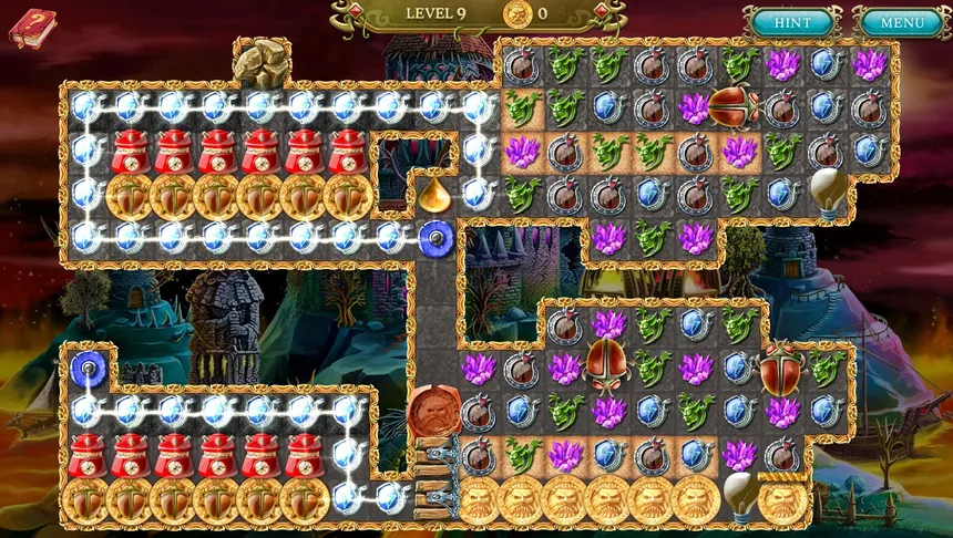 Скриншот 2 к игре Cursed House 10 - Match 3 Puzzle