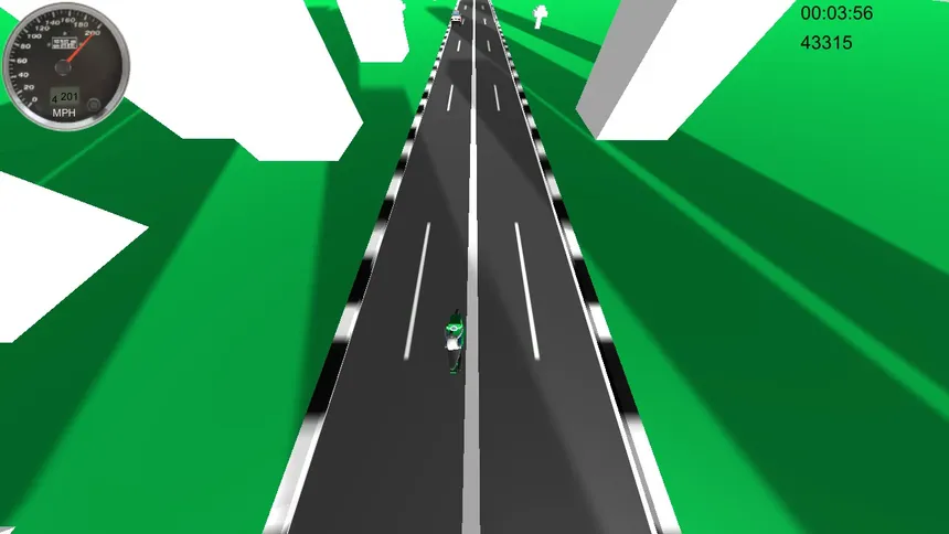 Скриншот 5 к игре Motorbike Traffic Splash
