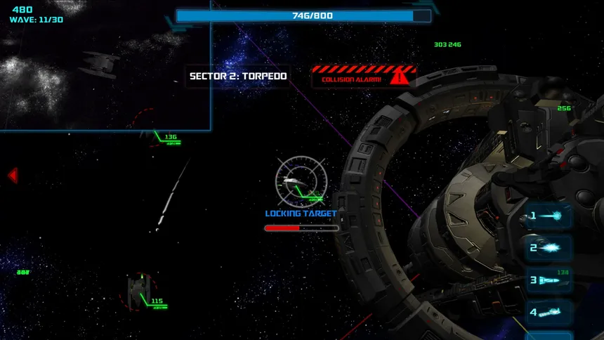 Скриншот 1 к игре Starbase Gunship