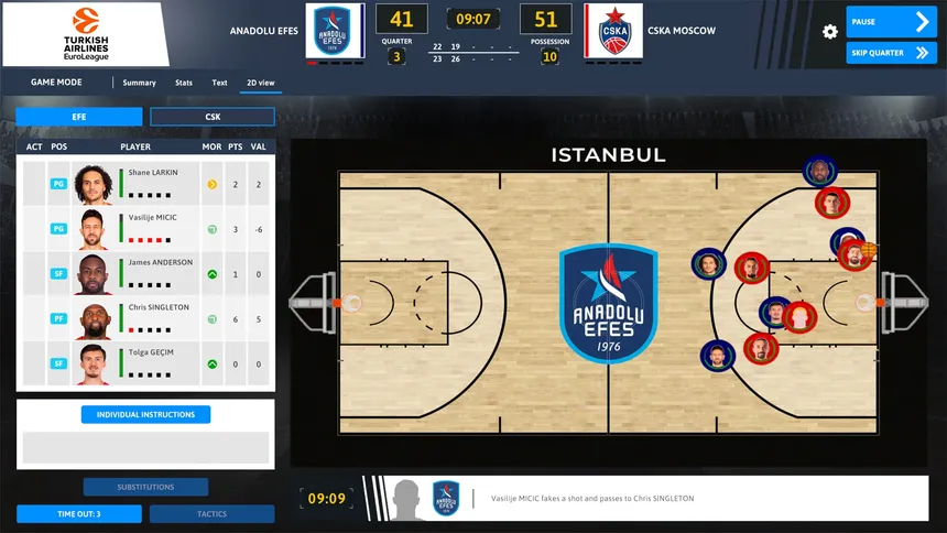 Скриншот 6 к игре International Basketball Manager 22