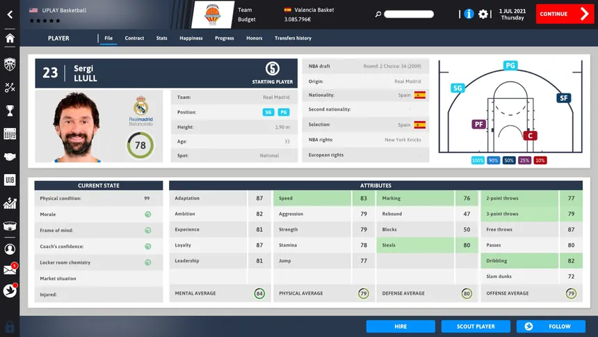 Скриншот 7 к игре International Basketball Manager 22