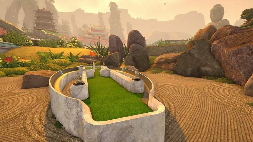 Скриншот 1 к игре Crazy Zen Mini Golf