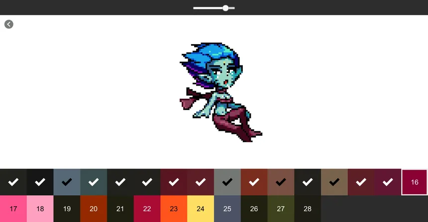 Скриншот 8 к игре Color by Number - Monster Heroes