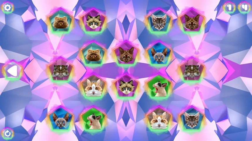 Скриншот 4 к игре Poly Memory: Cats