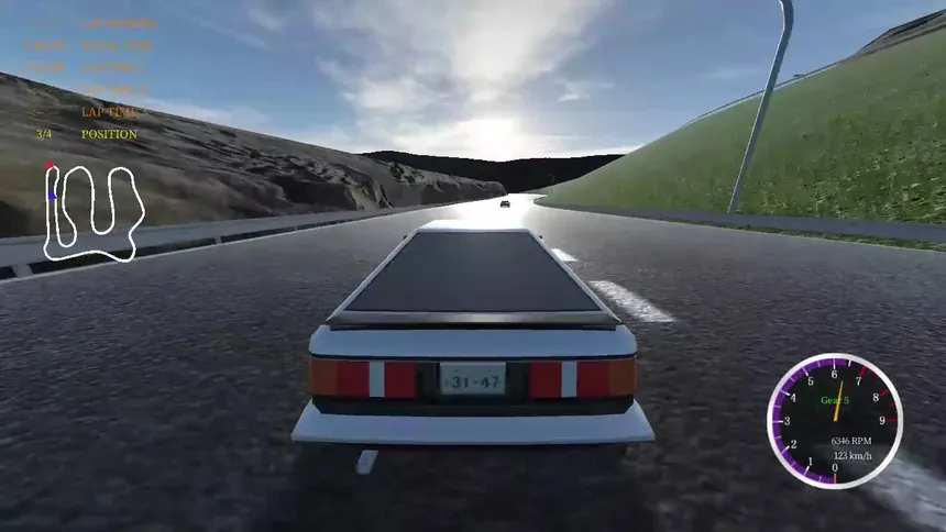 Скриншот 1 к игре TOUGE RACERS