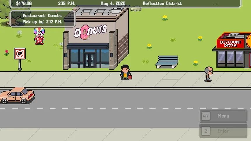 Скриншот 1 к игре GrubDash Driver: Food Delivery Driver Simulator