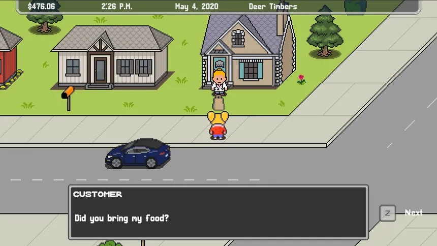 Скриншот 6 к игре GrubDash Driver: Food Delivery Driver Simulator