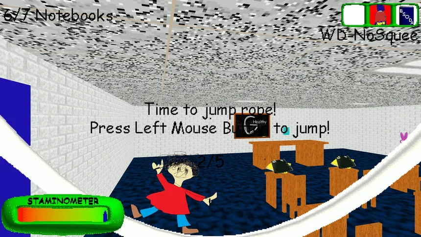 Скриншот 7 к игре Baldi's Basics Classic Remastered