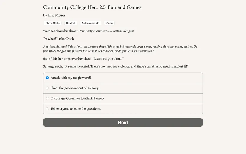 Скриншот 3 к игре Community College Hero: Fun and Games