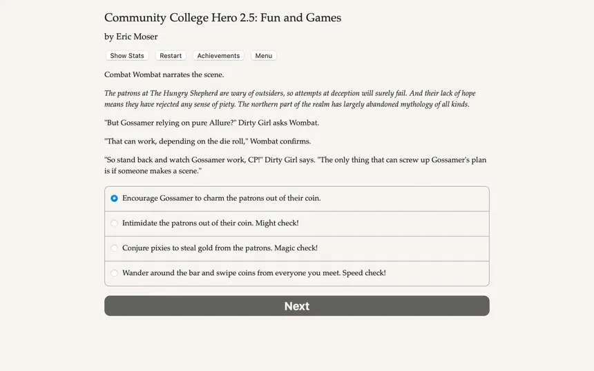 Скриншот 5 к игре Community College Hero: Fun and Games
