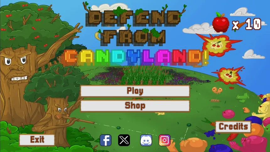 Скриншот 1 к игре Defend from Candyland!