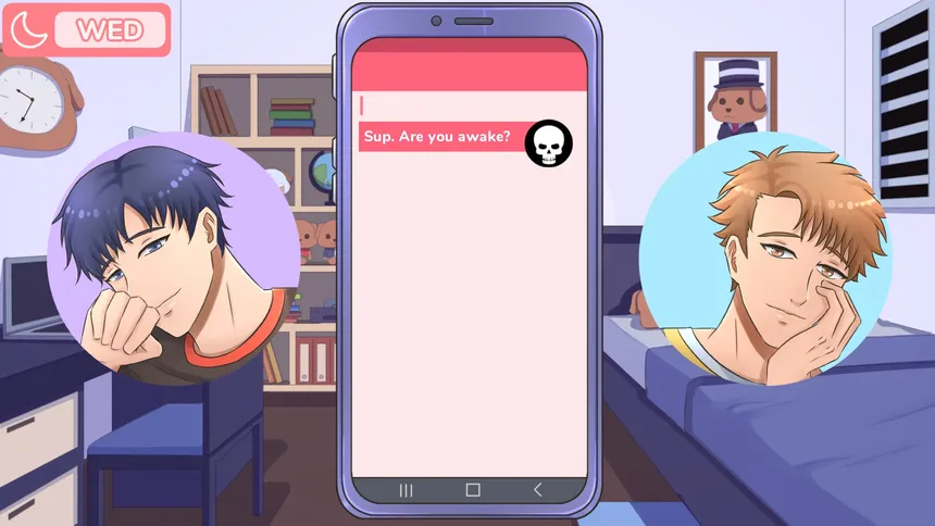 Скриншот 5 к игре My Nemesis and Hero - Slice of Life Boys Love (BL) Visual Novel