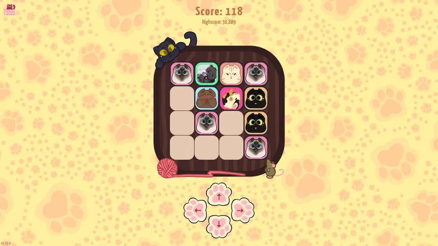 Скриншот 1 к игре Kitty Cat Squash