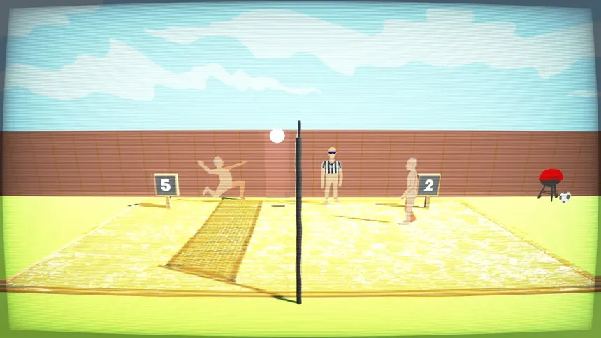 Скриншот 4 к игре Retired Men's Nude Beach Volleyball League