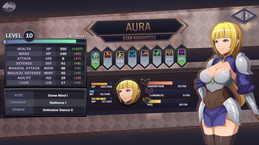 Скриншот 2 к игре Star Knightess Aura