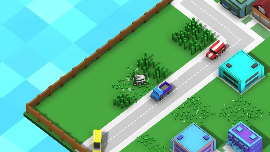 Скриншот 1 к игре LawnMower City