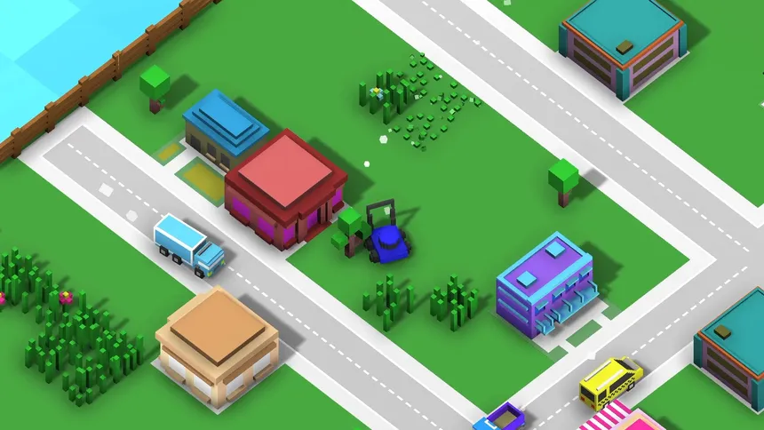 Скриншот 2 к игре LawnMower City
