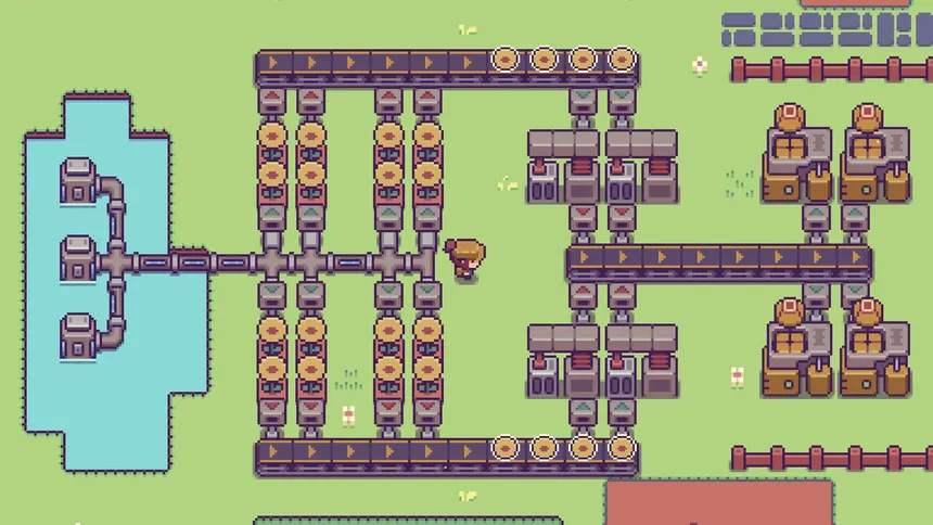 Скриншот 1 к игре Crops and Conveyors