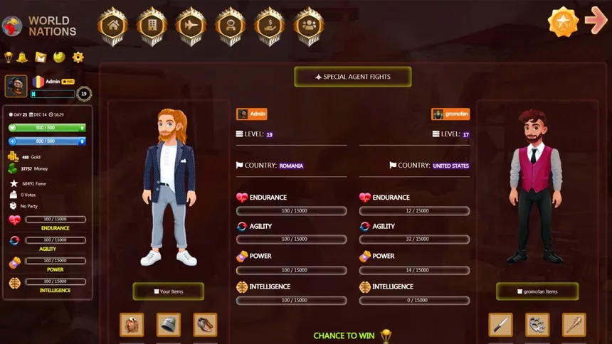 Скриншот 2 к игре World Nations Game