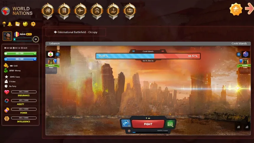Скриншот 3 к игре World Nations Game
