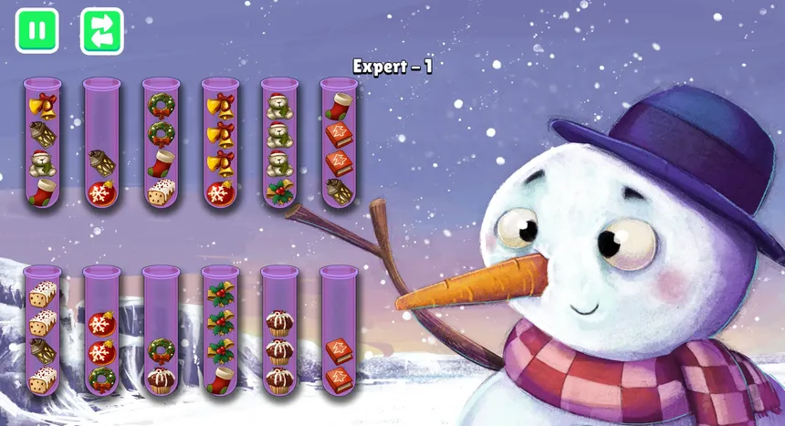 Скриншот 1 к игре Christmas Sort Puzzle