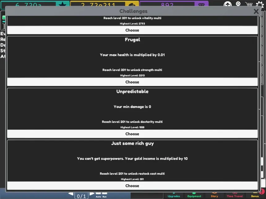 Скриншот 4 к игре Idle Superpowers