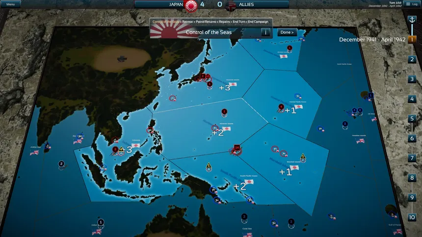 Скриншот 3 к игре Fleet Commander: Pacific