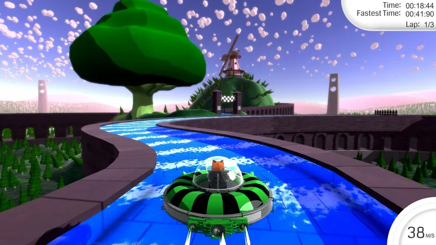 Скриншот 1 к игре Hovercraft Racing