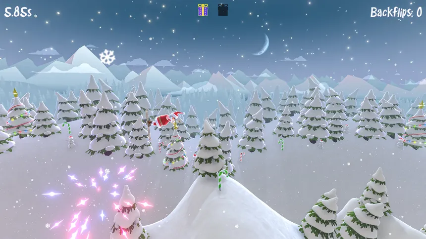 Скриншот 5 к игре Santa's Slippery Slope (Ski Stunts)
