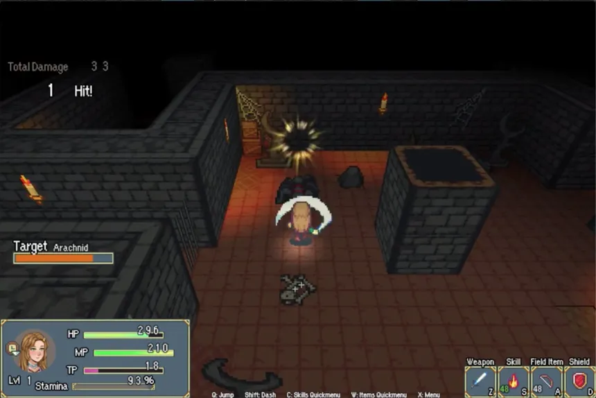 Скриншот 1 к игре Eniko: Ghosts Of Grace