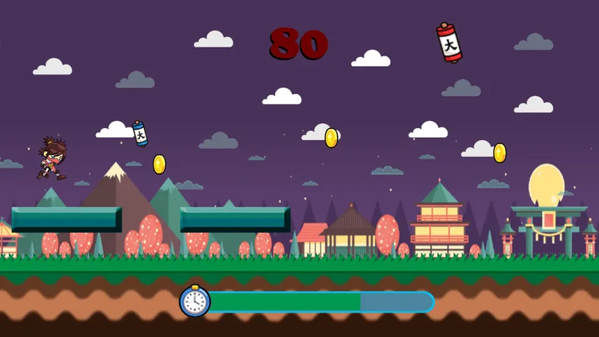 Скриншот 1 к игре Run Ninja Run